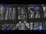 Storyboard del corto de animación 3D Robot racing (WIP)